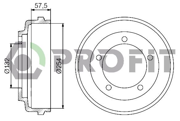 PROFIT Bremžu trumulis 5020-0029