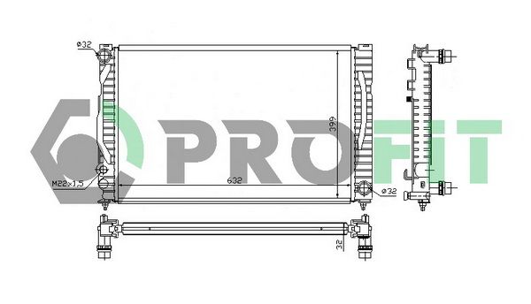 PROFIT Radiators, Motora dzesēšanas sistēma PR 0014A1