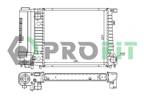 PROFIT Radiators, Motora dzesēšanas sistēma PR 0054A2