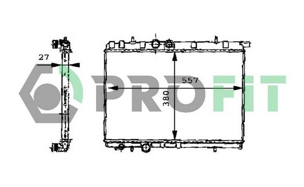 PROFIT Radiators, Motora dzesēšanas sistēma PR 0510N1