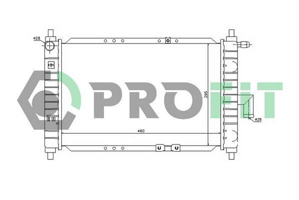 PROFIT Radiators, Motora dzesēšanas sistēma PR 1115A1
