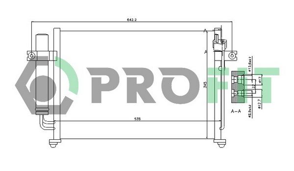 PROFIT Конденсатор, кондиционер PR 1303C1