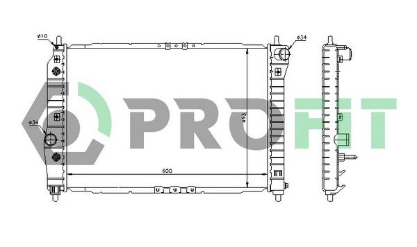 PROFIT Radiators, Motora dzesēšanas sistēma PR 1703A3