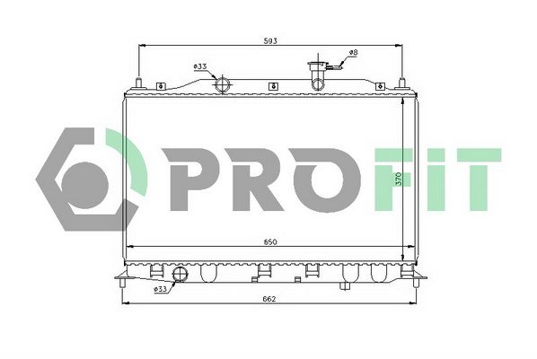 PROFIT Radiators, Motora dzesēšanas sistēma PR 1804A1