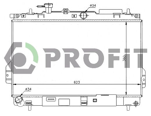 PROFIT Radiators, Motora dzesēšanas sistēma PR 1806A4