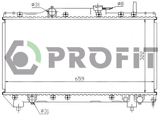 PROFIT Radiators, Motora dzesēšanas sistēma PR 1837A1