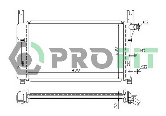 PROFIT Radiators, Motora dzesēšanas sistēma PR 2562A1