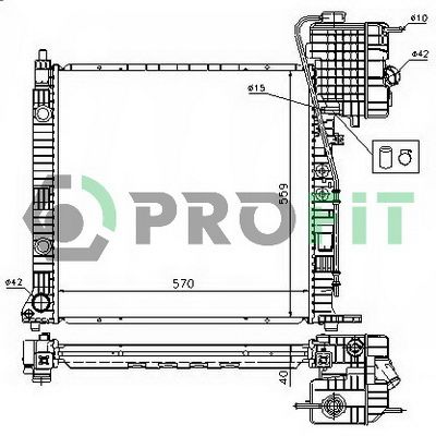 PROFIT Radiators, Motora dzesēšanas sistēma PR 3560A1