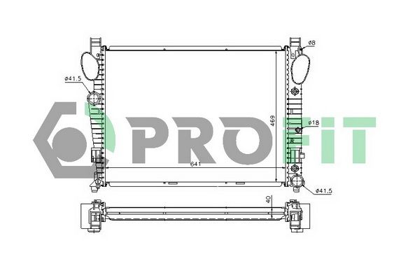 PROFIT Radiators, Motora dzesēšanas sistēma PR 3565A1