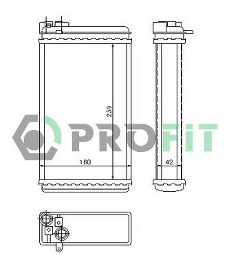 PROFIT Siltummainis, Salona apsilde PR 5039N1