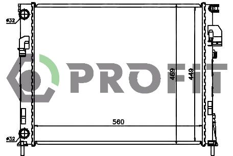 PROFIT Radiators, Motora dzesēšanas sistēma PR 5058A5