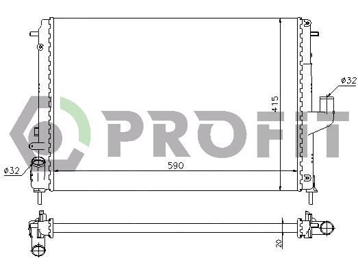 PROFIT Radiators, Motora dzesēšanas sistēma PR 6037N9