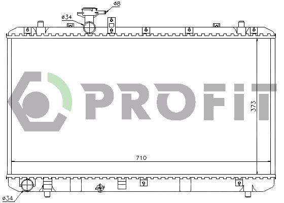 PROFIT Radiators, Motora dzesēšanas sistēma PR 7052N2