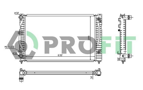 PROFIT Radiators, Motora dzesēšanas sistēma PR 9539A1