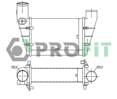 PROFIT Starpdzesētājs PR 9539T1