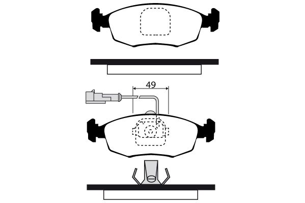 RAICAM Комплект тормозных колодок, дисковый тормоз RA.0318.3
