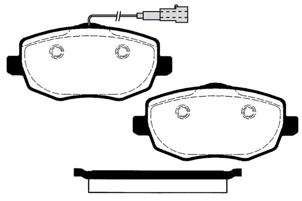 RAICAM Комплект тормозных колодок, дисковый тормоз RA.0332.2