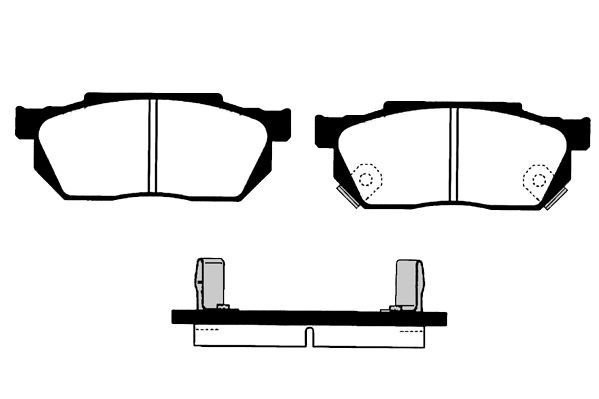 RAICAM Комплект тормозных колодок, дисковый тормоз RA.0341.1