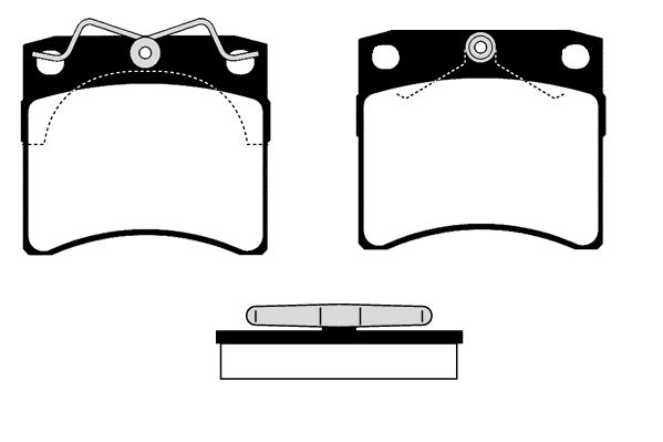 RAICAM Комплект тормозных колодок, дисковый тормоз RA.0430.1