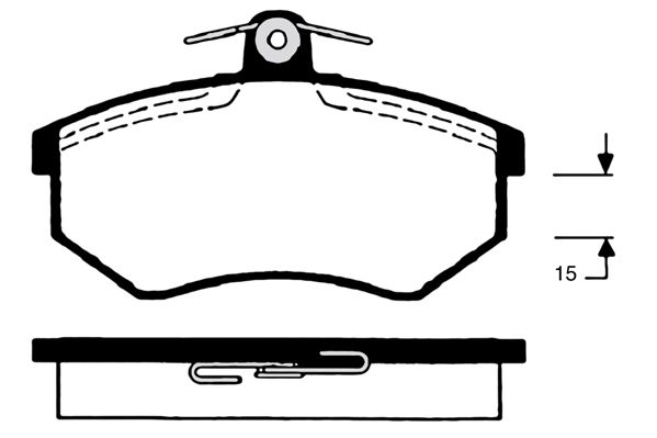 RAICAM Комплект тормозных колодок, дисковый тормоз RA.0813.2