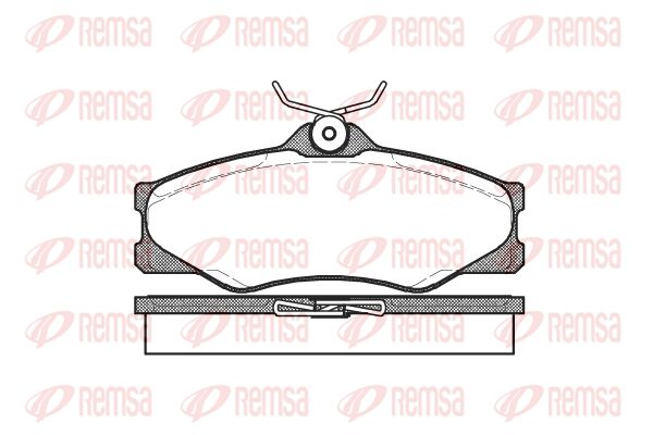 REMSA Комплект тормозных колодок, дисковый тормоз 0223.00