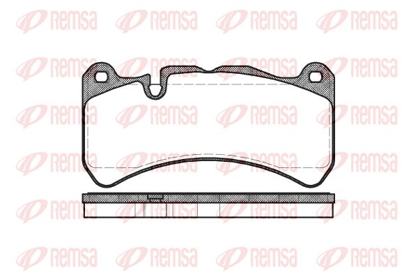 REMSA Комплект тормозных колодок, дисковый тормоз 1192.00