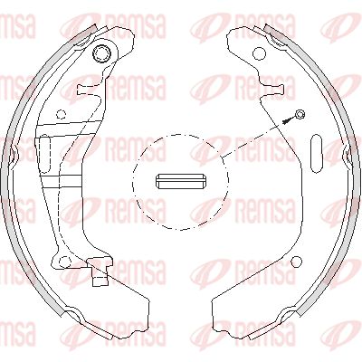 REMSA Тормозные колодки 4202.00