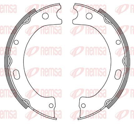 REMSA Bremžu loku kompl., Stāvbremze 4243.00