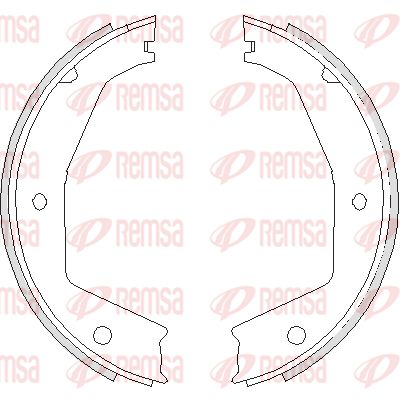 REMSA Комплект тормозных колодок, стояночная тормозная с 4743.00