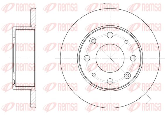 REMSA Тормозной диск 6015.00