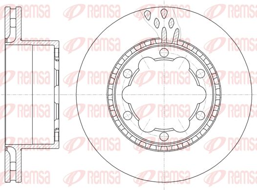 REMSA Bremžu diski 61036.10