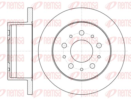 REMSA Bremžu diski 61055.00