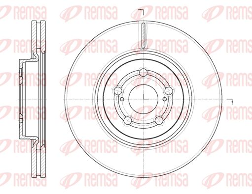 REMSA Bremžu diski 61092.10