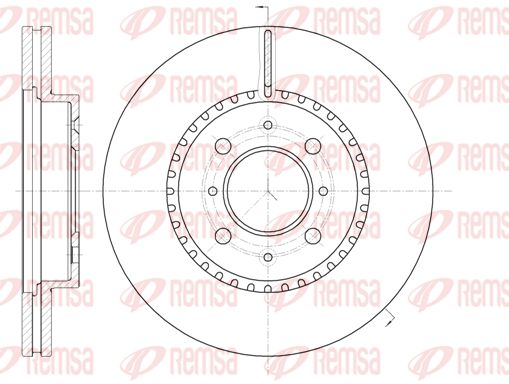 REMSA Bremžu diski 61096.10