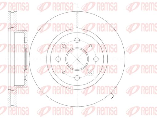REMSA Bremžu diski 61103.10