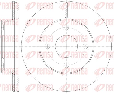 REMSA Тормозной диск 61131.10