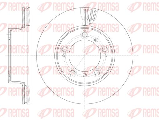 REMSA Тормозной диск 61135.10