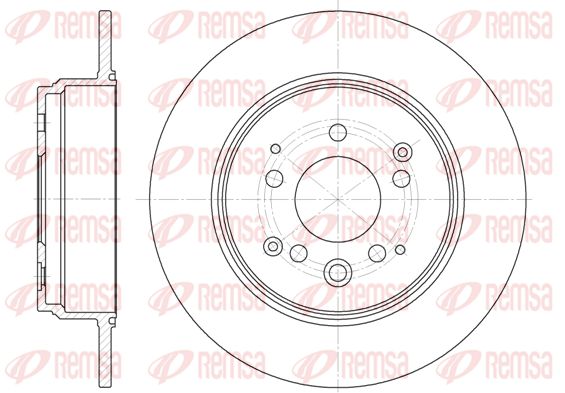 REMSA Тормозной диск 61157.00