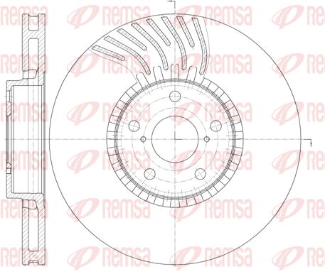 REMSA Тормозной диск 61179.10