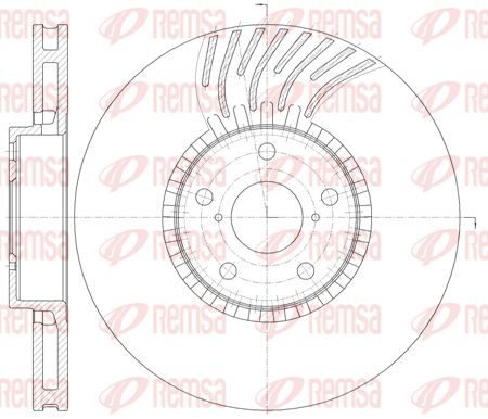 REMSA Тормозной диск 61179.11