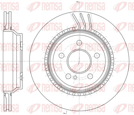 REMSA Тормозной диск 61296.10