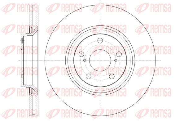 REMSA Bremžu diski 61329.10