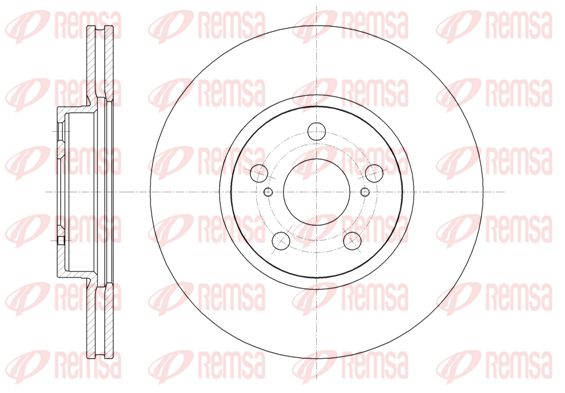 REMSA Тормозной диск 61330.10