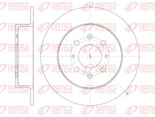 REMSA Bremžu diski 61352.00