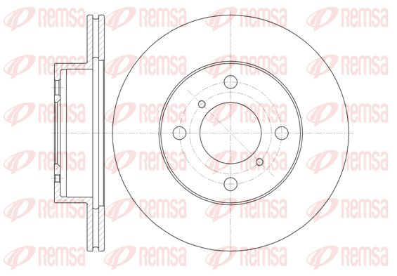 REMSA Тормозной диск 61353.10