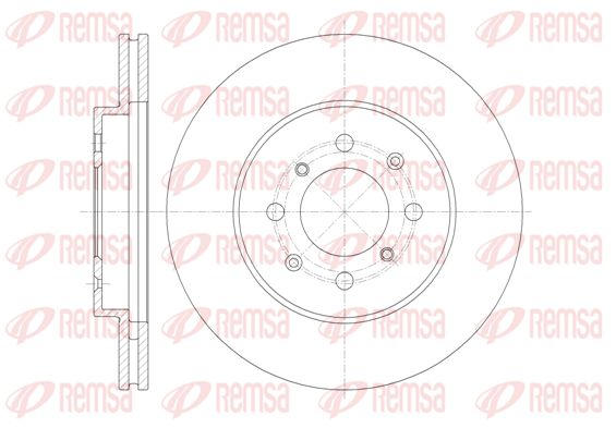 REMSA Тормозной диск 61357.10