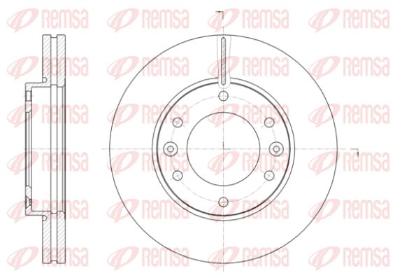 REMSA Bremžu diski 61396.10