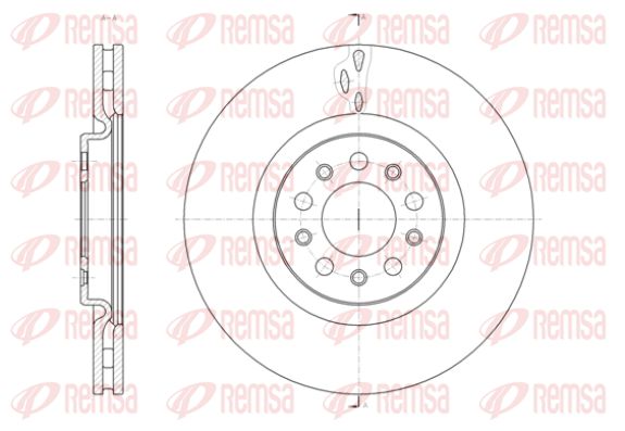 REMSA Bremžu diski 61429.10