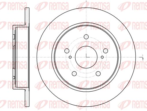 REMSA Тормозной диск 61480.00