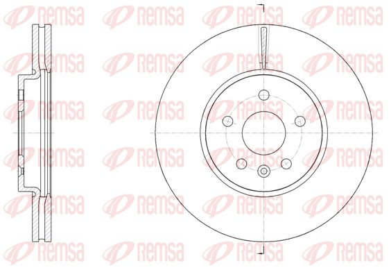 REMSA Bremžu diski 61534.10